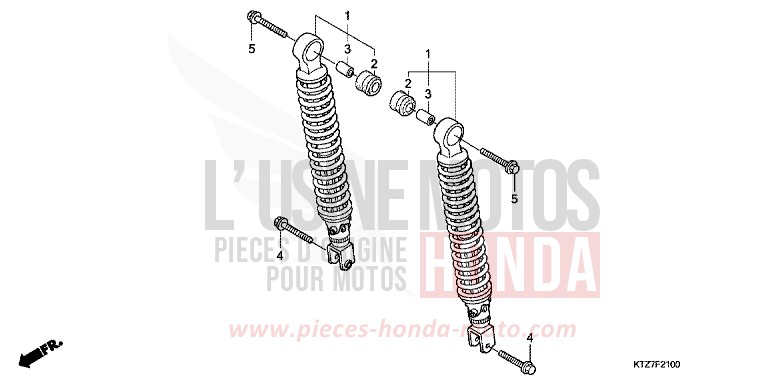 REAR CUSHION for PS125i PEARL COOL WHITE (NHA16) from 2008