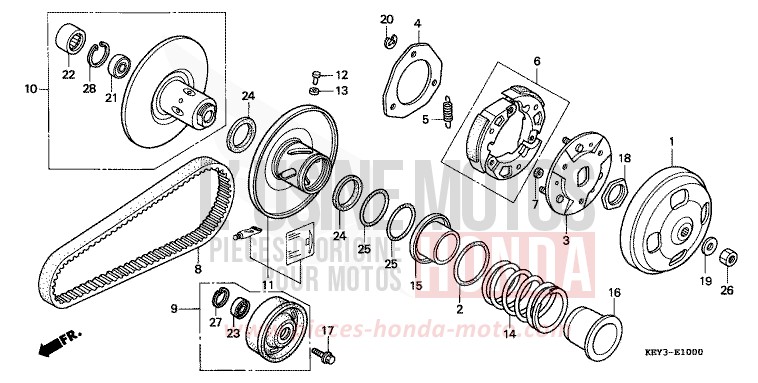 DRIVEN FACE for Pantheon CYNOS GRAY METALLIC (NH400) from 2001