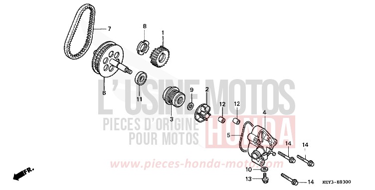 WATER PUMP for Pantheon PEARL EFECT GREEN (G176) from 2002