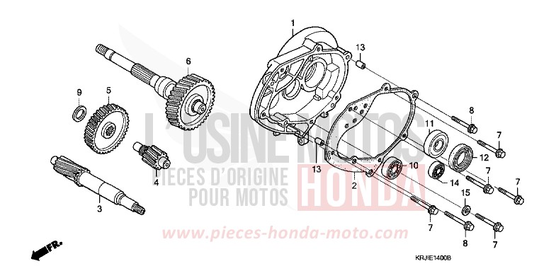 TRANSMISSION for Pantheon SARDEGNA GREEN METALLIC (G182) from 2003