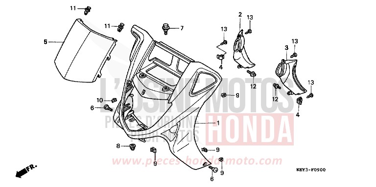 FRONT COVER for Pantheon COGNAC BROWN METALLIC (YR199) from 1998