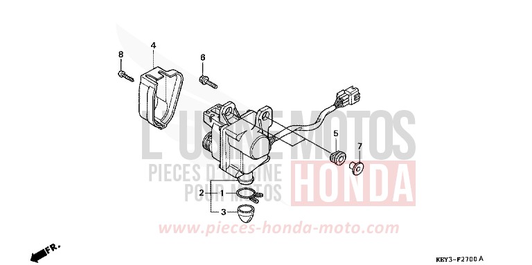 MOTORE SERVO per Pantheon RADIANT RED METALLIC (R218) del 1998