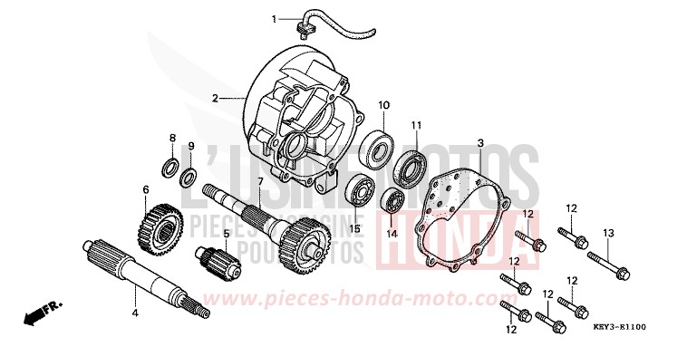 TRANSMISSION for Pantheon SPARKLING SILVER METALLIC (NH295) from 1998