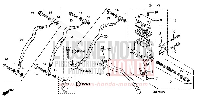RR. BRAKE MASTER CYLINDER for Pantheon INTERSTELLAR BLACK METALLIC (NHA12) from 2004