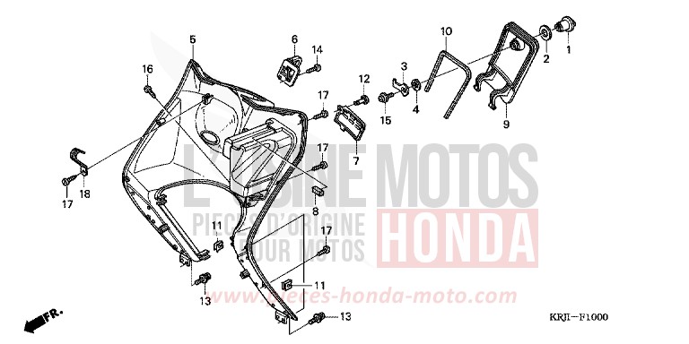 INNER BOX (FES1253-5) (FES1503-5) for Pantheon PETROL BLUE METALLIC (B183) from 2004