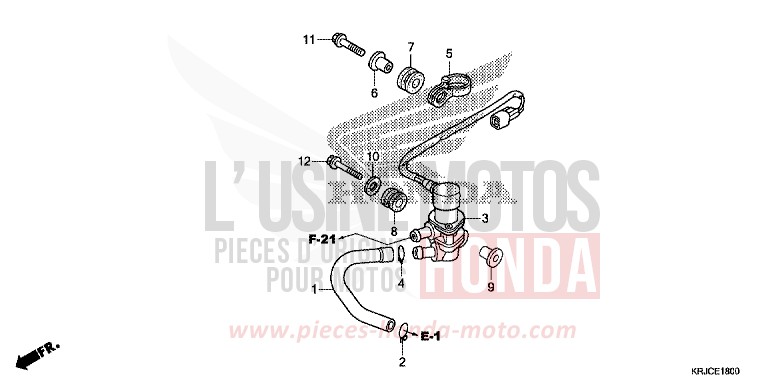 SOLENOID VALVE for S-Wing PEARL COOL WHITE (NHA16) from 2012