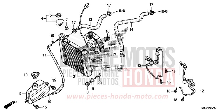 RADIATOR for S-Wing CHAMPAGNE BRONZE METALLIC (YR287) from 2012