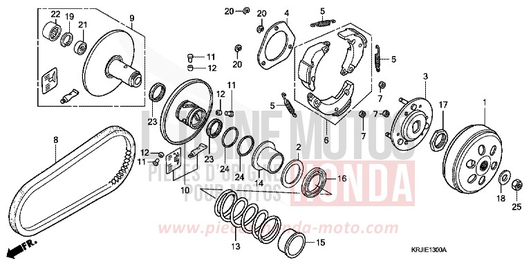 DRIVEN FACE for S-Wing PEARL AMETHYST PURPLE (RP179) from 2007