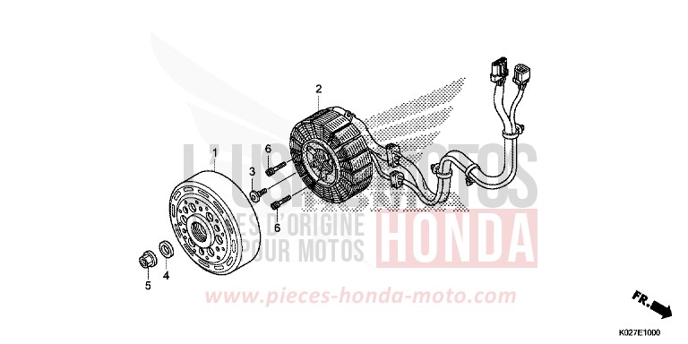 A.C.G. STARTER for SH150i M00NDUST SILVER METALLIC (NHB29) from 2014