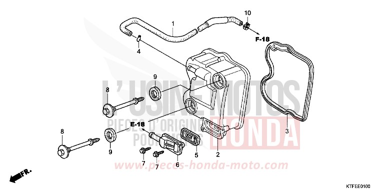 CYLINDER HEAD COVER for SH150i PEARL NIGHTSTAR BLACK (NHA84) from 2012