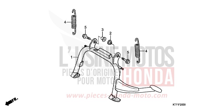 STAND for SH150i MAT CYNOS GRAY METALLIC (NH312) from 2010