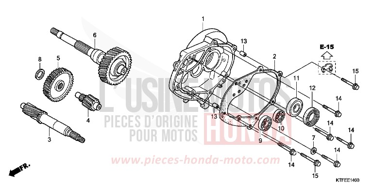 TRANSMISSION for SH150i PEARL COOL WHITE (NHA16) from 2012