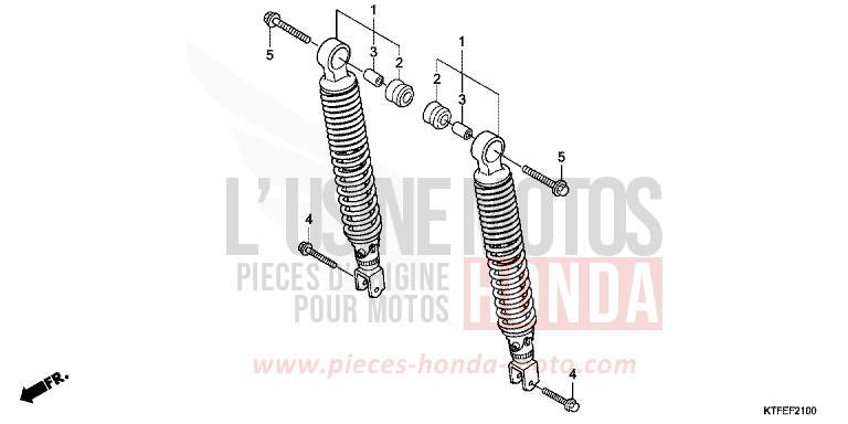 REAR CUSHION for SH150i PEARL COOL WHITE (NHA16) from 2012