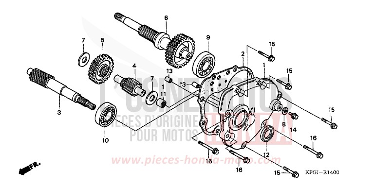 TRANSMISSION for Foresight CYCLON BLUE METALLIC (PB221) from 2002