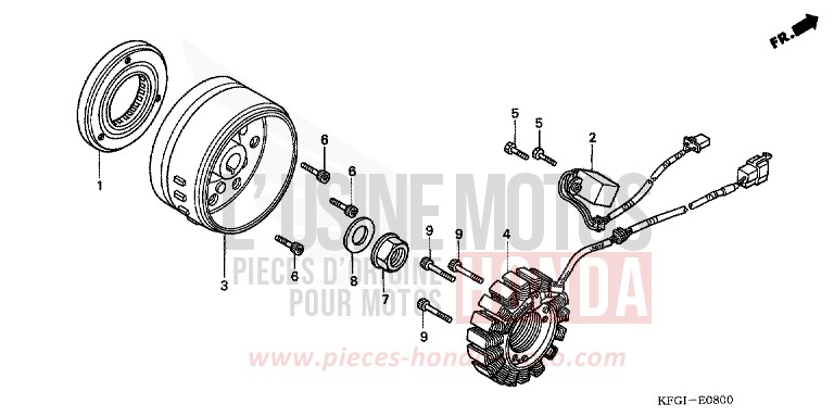 GENERATOR for Foresight FORCE SILVER METALLIC (NH411) from 2002