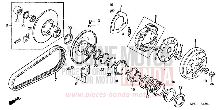 DRIVEN FACE (FES2505) for Foresight FORCE SILVER METALLIC (NH411) from 2005