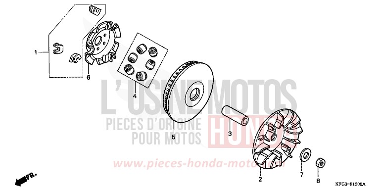 DRIVE FACE for Foresight PORCELAIN SILVER METALLIC (NH410) from 1999