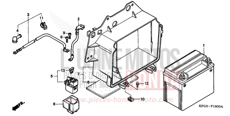 BATTERY for Foresight PORCELAIN SILVER METALLIC (NH410) from 1999