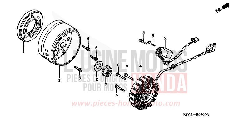 GENERATOR for Foresight PURE BLACK (NH237) from 1999