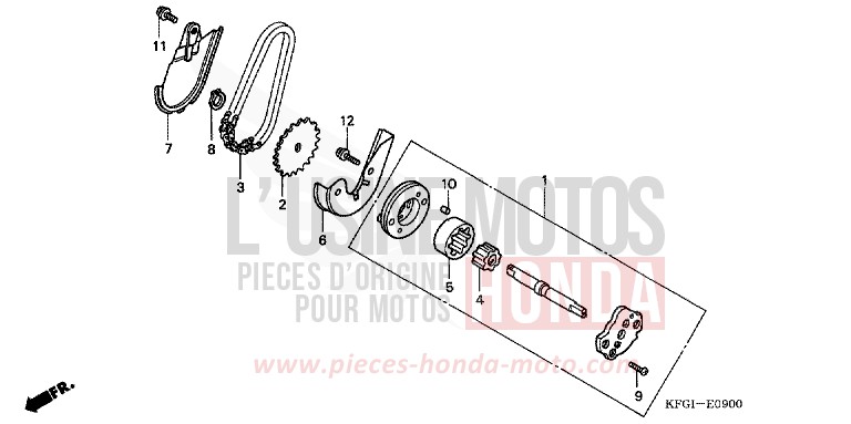 OIL PUMP for Foresight SPARKLING SILVER METALLIC (NH295) from 2000