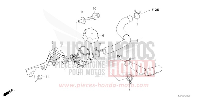 AIR INJECTION SOLENOID VALVE for CBF300NA CANDY CHROMOSPHERE RED (R381) from 2022