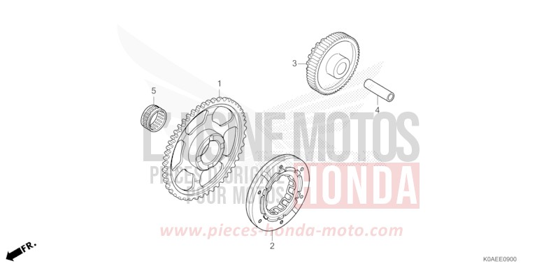 STARTING CLUTCH for CBF300NA MAT GUNPOWDER BLACK METALLIC (NH436) from 2022