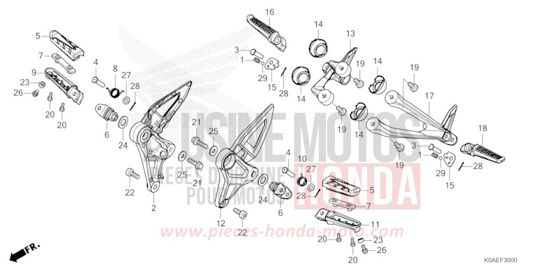 STEP for CBF300NA MAT PEARL AGILE BLUE (PB413) from 2022