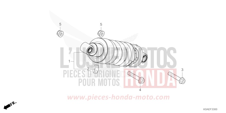 REAR CUSHION for CBF300NA MAT PEARL AGILE BLUE (PB413) from 2022