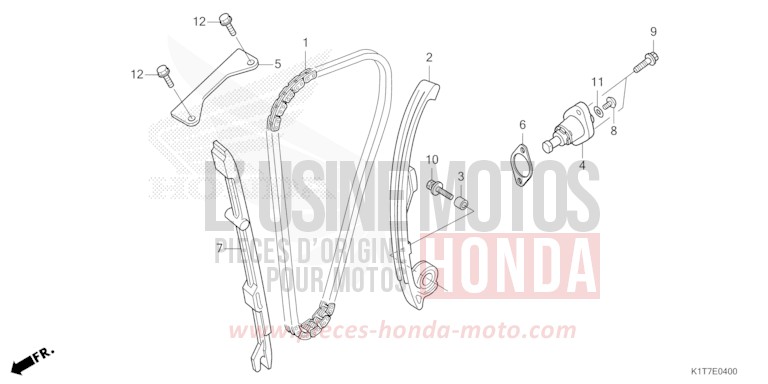 CAM CHAIN/TENSIONER for CRF300LRA EXTREME RED (R292) from 2023