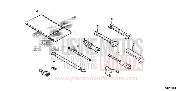 ATTREZZI per NSS300A MAT CYNOS GRAY METALLIC (NH312) del 2019