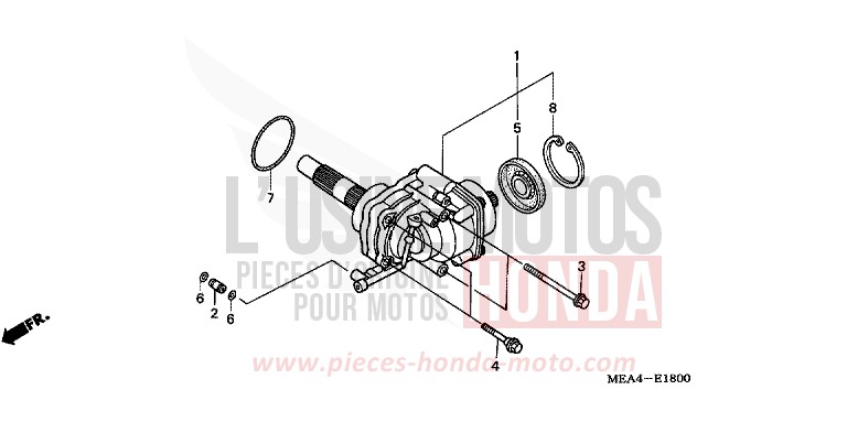 CAMSHAFT/VALVE for NSS300A SEAL SILVER METALLIC (NHA14) from 2013
