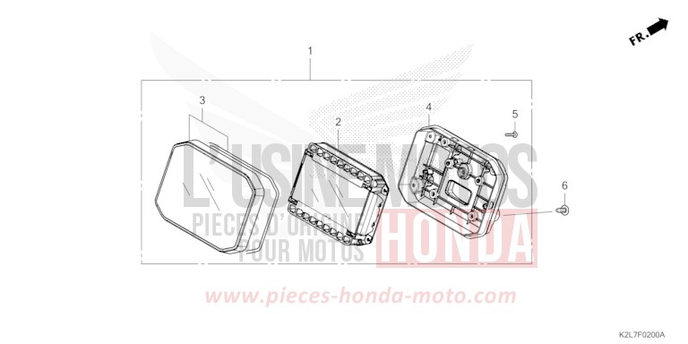 METER (ADV350AN,P,R) for ADV350A MAT CARBONIUM GRAY METALLIC (NHB52) from 2022