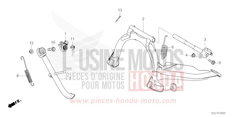 STAND for ADV350A HYPER RED (R348) from 2025