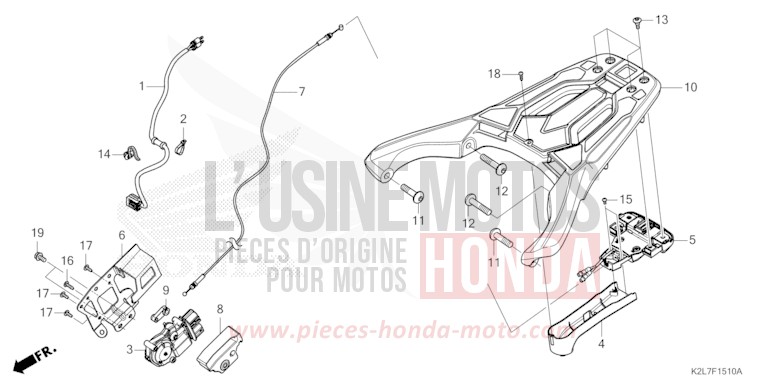 CARRIER for ADV350A PEARL NIGHTSTAR BLACK (NHA84) from 2025