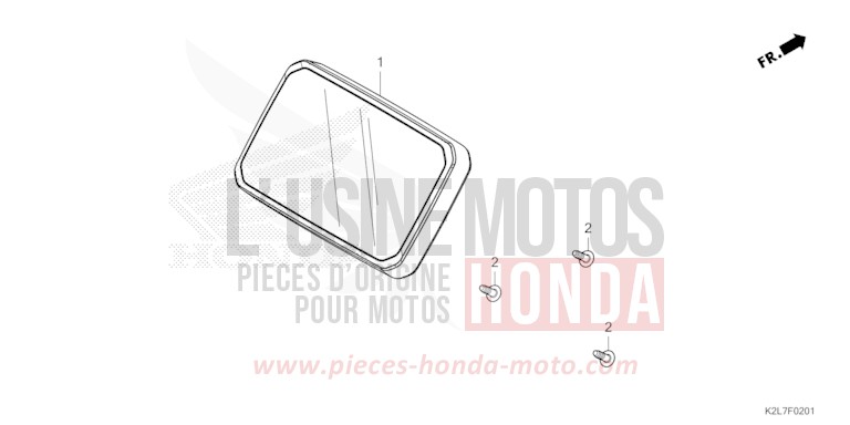 METER (ADV350AS) for ADV350A MAT COAL BLACK METALLIC (NHC81) from 2025