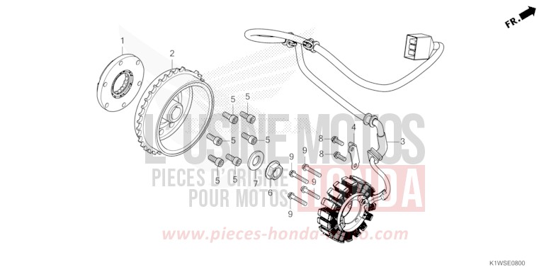 GENERATOR for SH350A PEARL NEBBIA WHITE (NHC95) from 2025