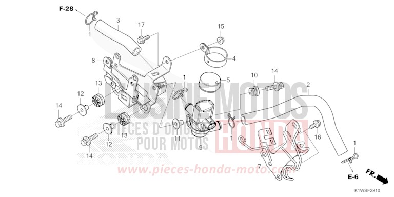 AIR INJECTION SOLENOID VALVE for SH350i MAT PEARL DIASPRO RED (R414) from 2025