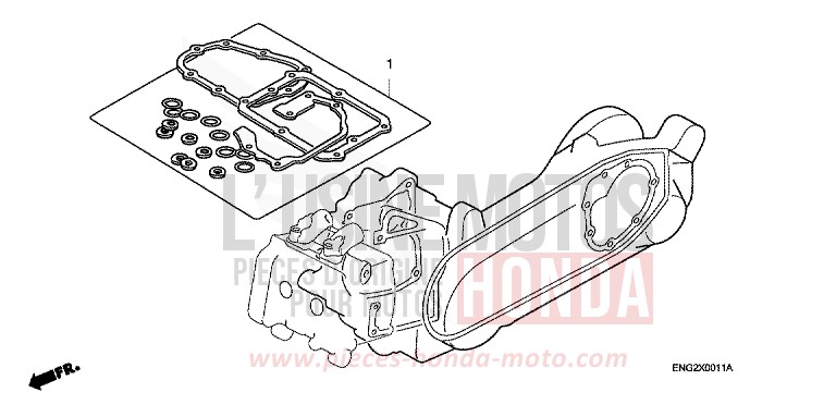 GASKET KIT B for SW-T400 HEAVY GRAY METALLIC-U (NH194) from 2008