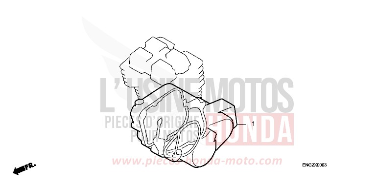 GASKET KIT B for CB450S STARLIGHT SILVER METALLIC (NH131) from 1988