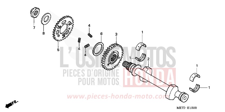 BILANCIERE per CBF500 EMERGENCY RED METALLIC (R311) del 2006