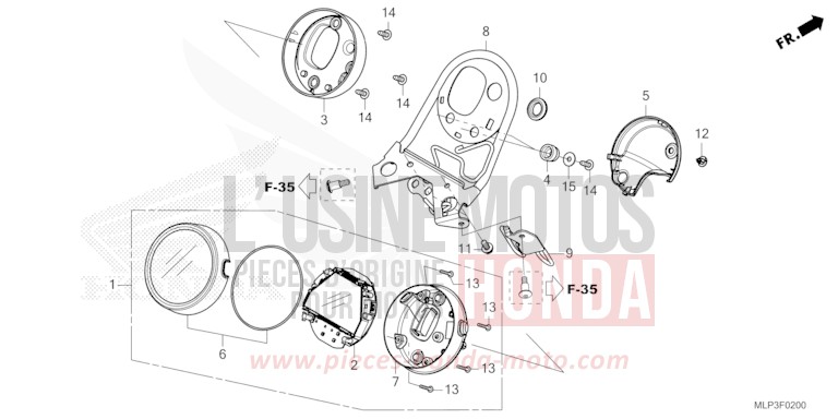 METER for CL500A PEARL DUSK YELLOW (Y238) from 2025