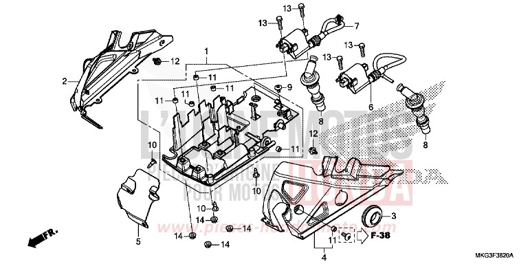 IGNITION COIL for CMX500 CANDY ENERGY ORANGE (YR249) from 2019