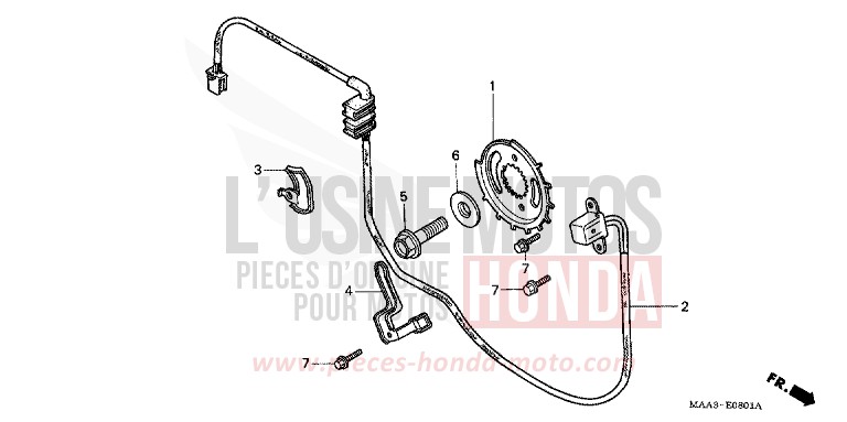 PULSE GENERATOR (VT1100CV/CW/C2V/C2W) for Shadow BLACK (NH1G) from 1998