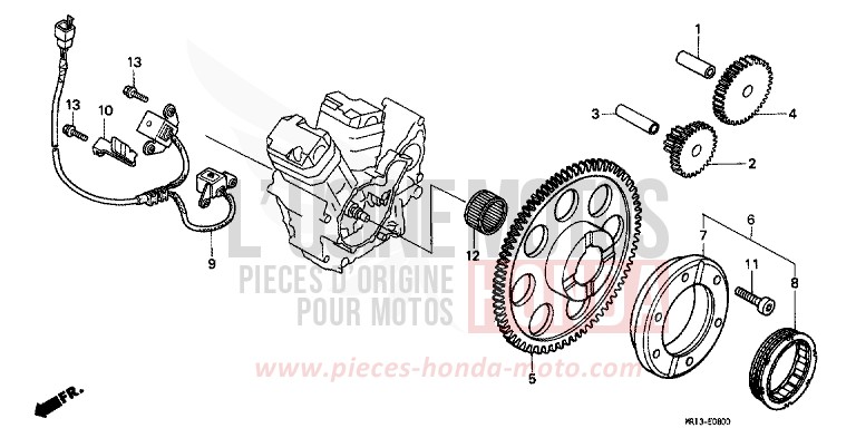 PULSE GENERATOR for Shadow CANDY GLORY RED-U (R101) from 1993