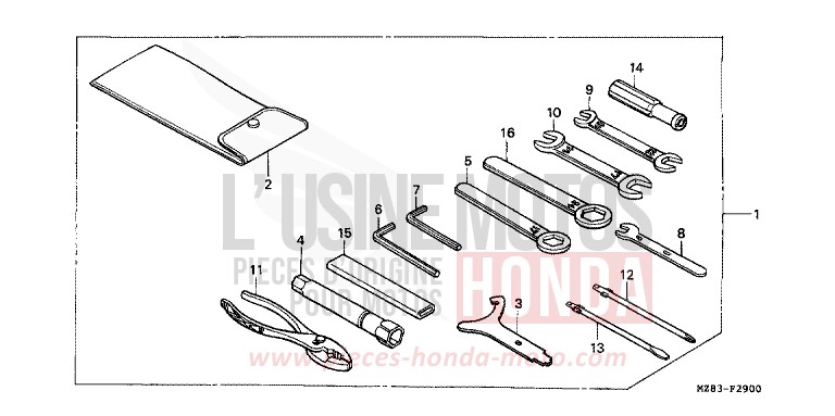 TOOLS for Shadow ACCURATE SILVER METALLIC (NH146B) from 1994