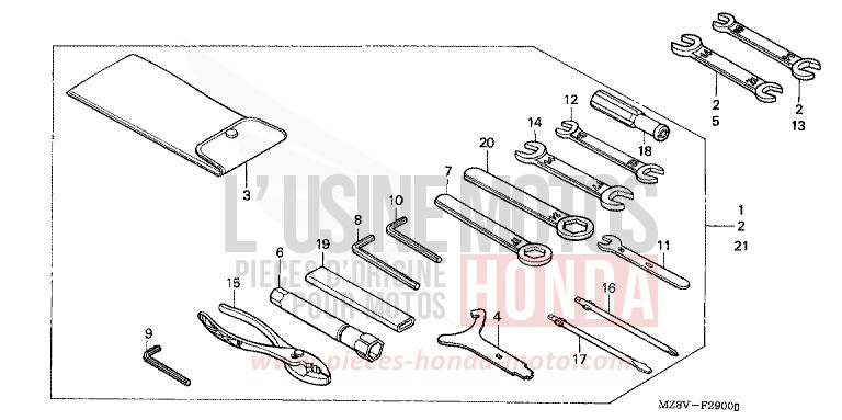 TOOLS for Shadow PEARL SHINING YELLOW (Y124B) from 1997