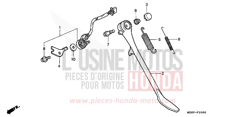 STAND (1) for Shadow BLACK (NH1) from 1999