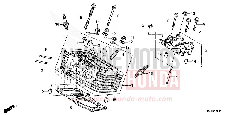 TESTATA POSTERIORE per Shadow INDY GRAY METALLIC (NH431) del 2013