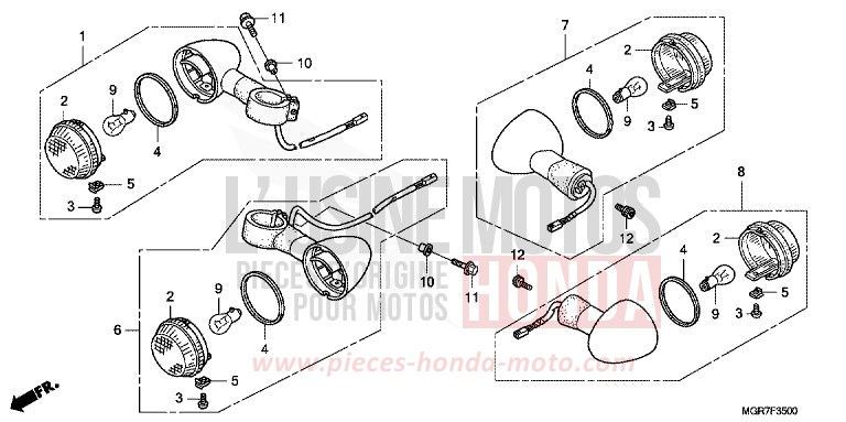 WINKER for Shadow GRAPHITE BLACK (NHB01) from 2011