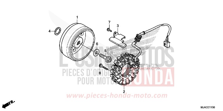 GENERATOR for Shadow GRAPHITE BLACK (NHB01) from 2014